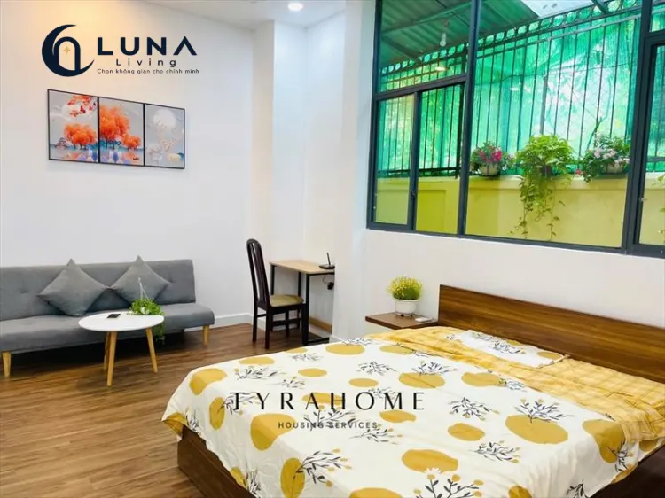 CĂN HỘ DỊCH VỤ FULL NỘI THẤT MÁY GIẶT RIÊNG CÓ CỬA SỔ