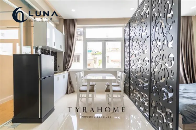 CĂN HỘ DỊCH VỤ FULL NỘI THẤT MÁY GIẶT RIÊNG CÓ CỬA SỔ
