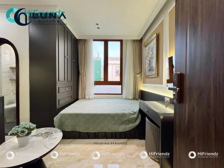 CĂN HỘ DỊCH VỤ FULL NỘI THẤT MÁY GIẶT RIÊNG CÓ CỬA SỔ