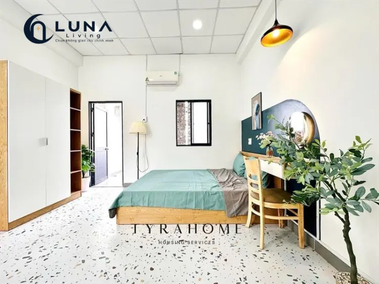 CĂN HỘ DỊCH VỤ FULL NỘI THẤT MÁY GIẶT RIÊNG CÓ BAN CÔNG
