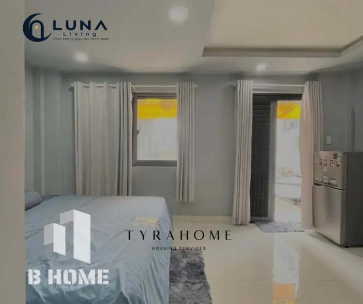 CĂN HỘ DỊCH VỤ FULL NỘI THẤT MÁY GIẶT RIÊNG CÓ BAN CÔNG