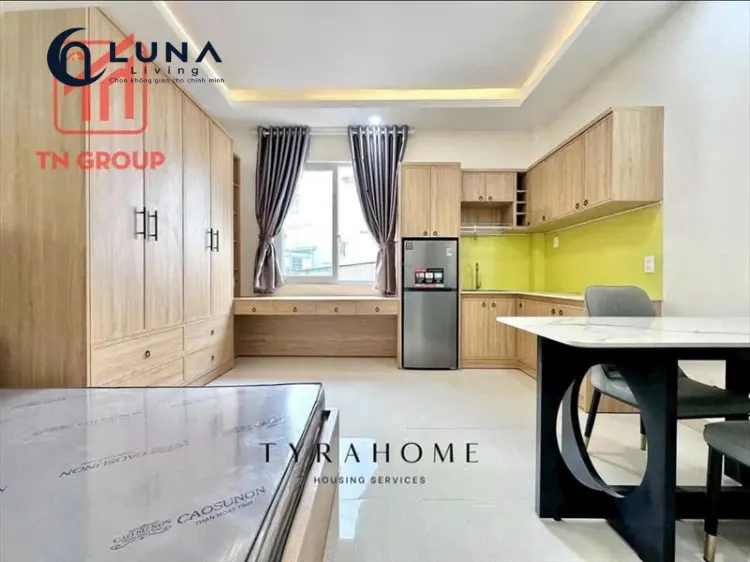 CĂN HỘ DỊCH VỤ FULL NỘI THẤT MÁY GIẶT RIÊNG CÓ CỬA SỔ