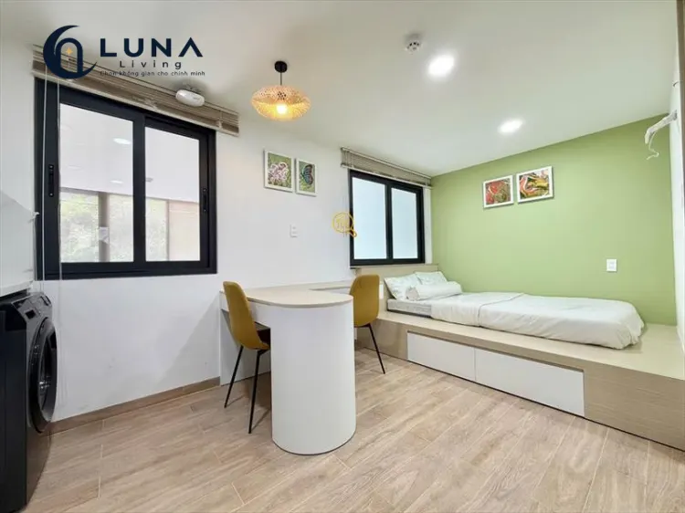 CĂN HỘ DỊCH VỤ FULL NỘI THẤT MÁY GIẶT RIÊNG CÓ CỬA SỔ