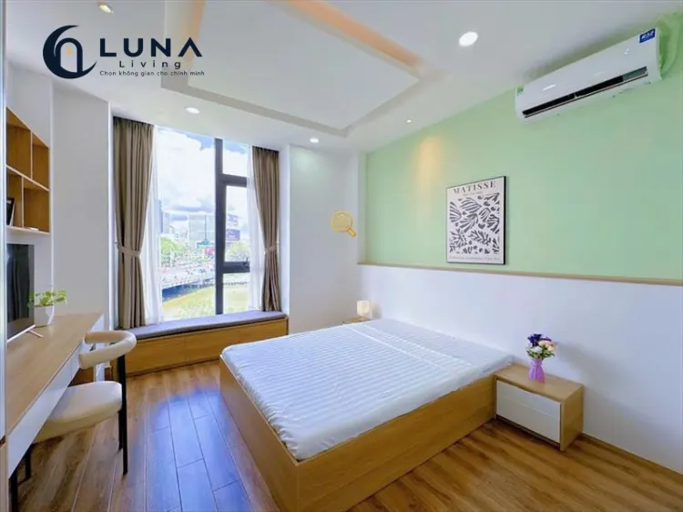CĂN HỘ DỊCH VỤ FULL NỘI THẤT MÁY GIẶT RIÊNG CÓ CỬA SỔ