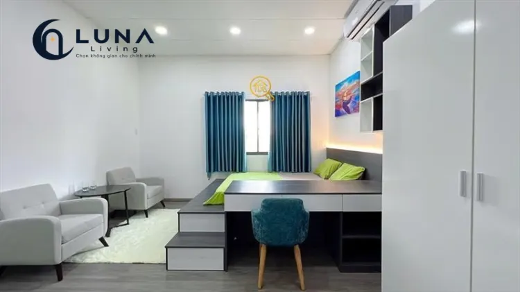 PHÒNG FULL NỘI THẤT MÁY GIẶT RIÊNG CÓ CỬA SỔ