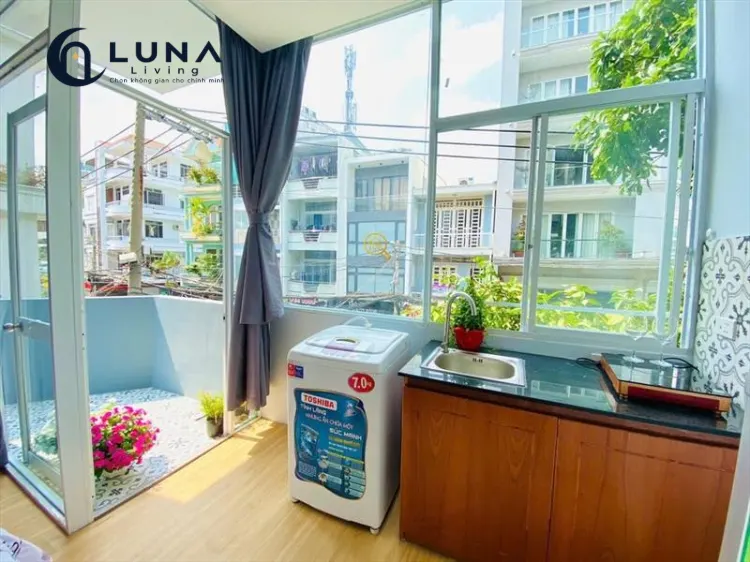 PHÒNG FULL NỘI THẤT MÁY GIẶT RIÊNG CÓ BAN CÔNG
