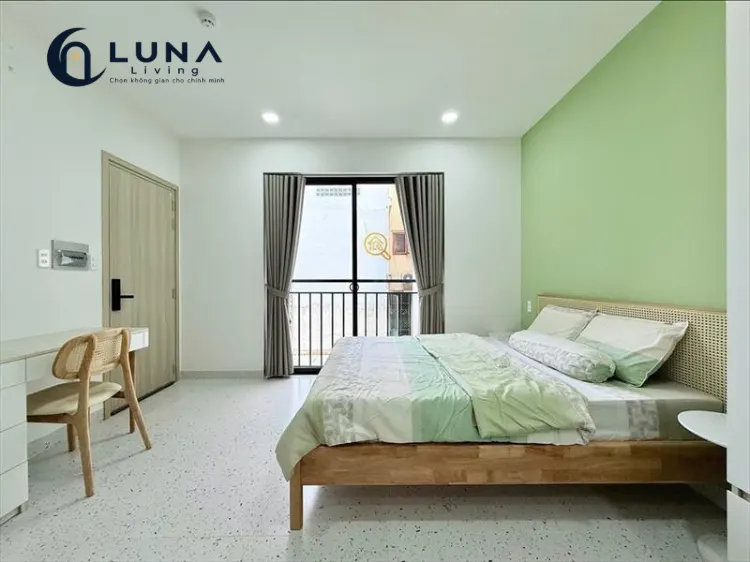 CĂN HỘ DỊCH VỤ FULL NỘI THẤT MÁY GIẶT RIÊNG CÓ BAN CÔNG