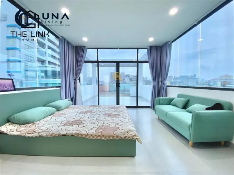 CĂN HỘ DỊCH VỤ FULL NỘI THẤT MÁY GIẶT RIÊNG CÓ BAN CÔNG