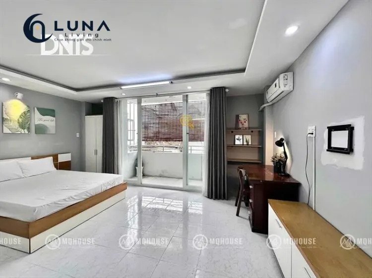 CĂN HỘ DỊCH VỤ FULL NỘI THẤT MÁY GIẶT RIÊNG CÓ BAN CÔNG