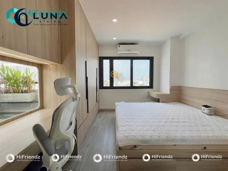 CĂN HỘ DỊCH VỤ FULL NỘI THẤT MÁY GIẶT RIÊNG CÓ BAN CÔNG