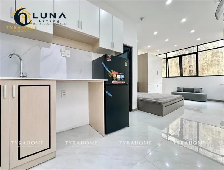 CĂN HỘ DỊCH VỤ FULL NỘI THẤT MÁY GIẶT RIÊNG CÓ CỬA SỔ