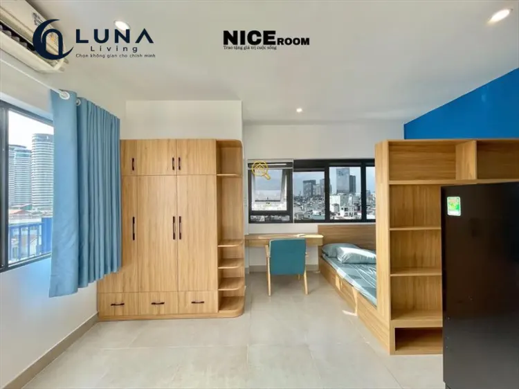 CĂN HỘ DỊCH VỤ FULL NỘI THẤT MÁY GIẶT RIÊNG CÓ BAN CÔNG