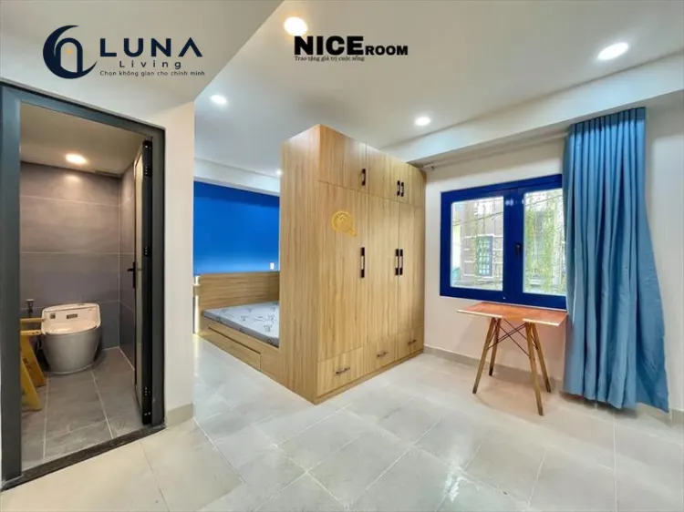 CĂN HỘ DỊCH VỤ FULL NỘI THẤT MÁY GIẶT RIÊNG CÓ CỬA SỔ