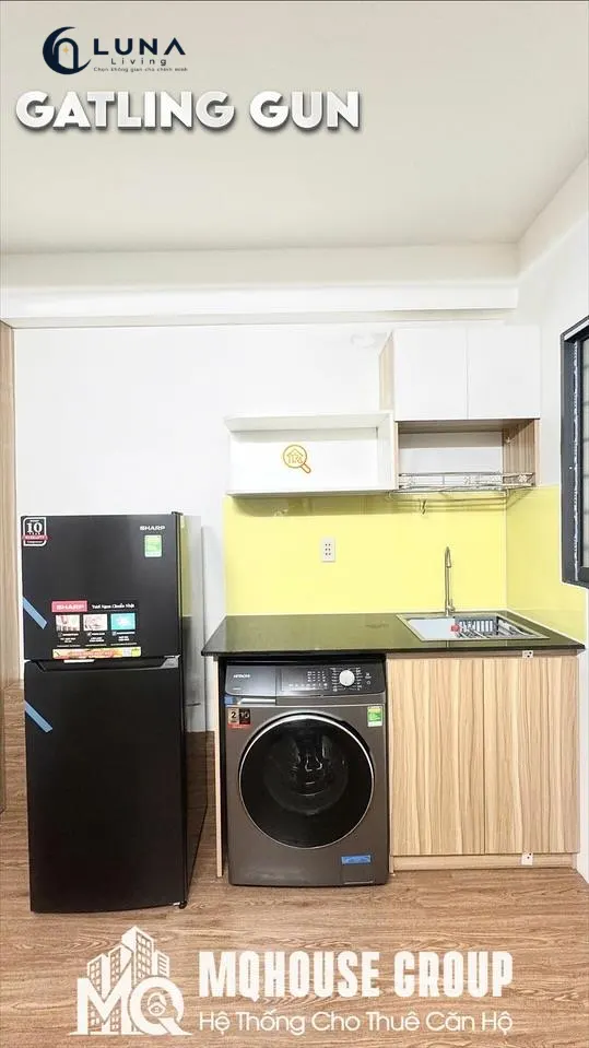 CĂN HỘ DỊCH VỤ FULL NỘI THẤT MÁY GIẶT RIÊNG CÓ BAN CÔNG