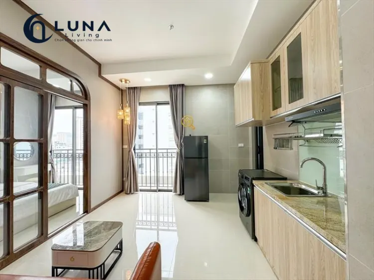 CĂN HỘ DỊCH VỤ FULL NỘI THẤT MÁY GIẶT RIÊNG CÓ BAN CÔNG
