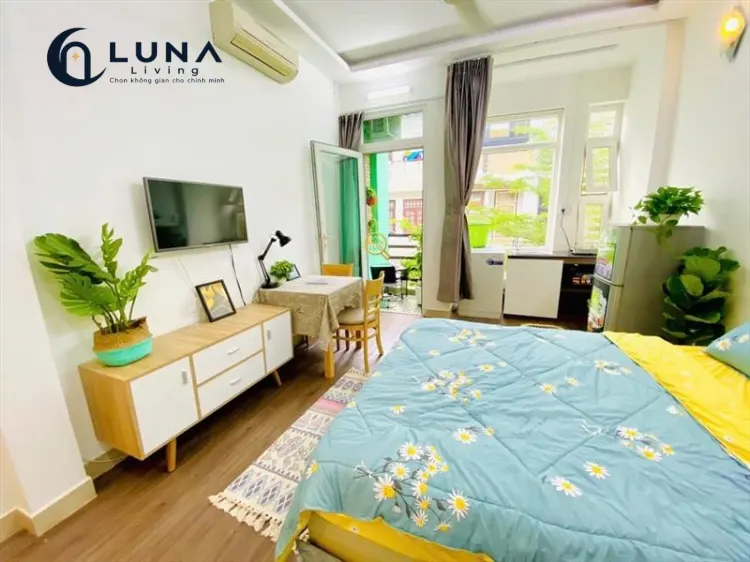PHÒNG FULL NỘI THẤT MÁY GIẶT RIÊNG CÓ BAN CÔNG