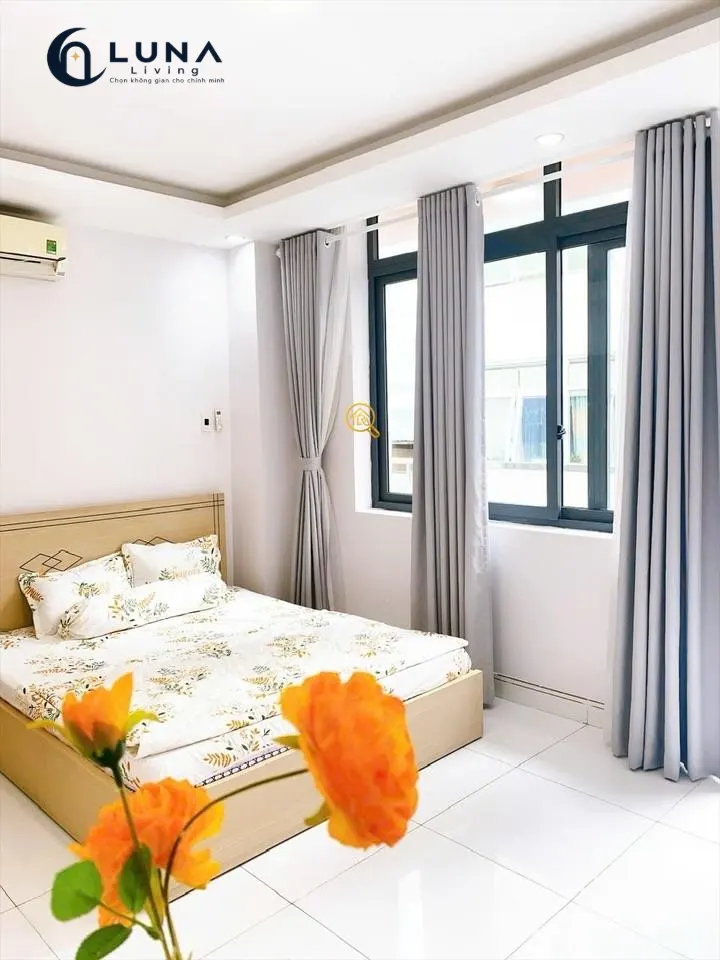 CĂN HỘ DỊCH VỤ FULL NỘI THẤT MÁY GIẶT RIÊNG CÓ BAN CÔNG
