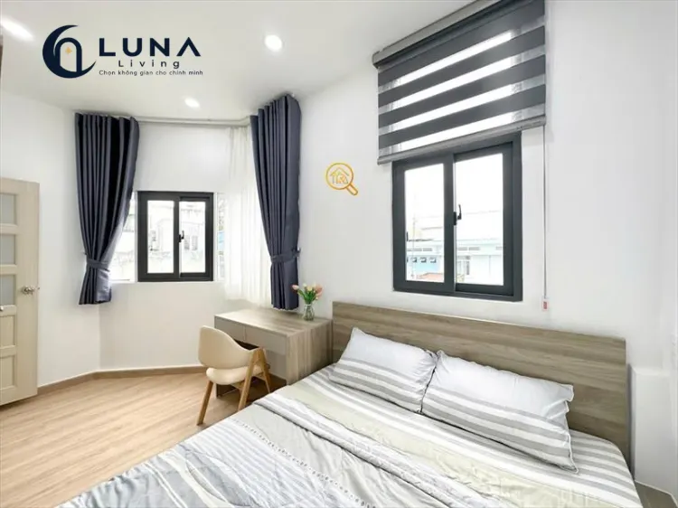 CĂN HỘ DỊCH VỤ FULL NỘI THẤT MÁY GIẶT RIÊNG CÓ CỬA SỔ