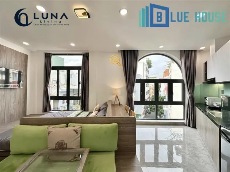 CĂN HỘ DỊCH VỤ FULL NỘI THẤT MÁY GIẶT RIÊNG CÓ CỬA SỔ