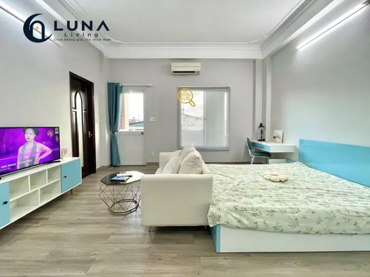 CĂN HỘ DỊCH VỤ FULL NỘI THẤT MÁY GIẶT RIÊNG CÓ BAN CÔNG