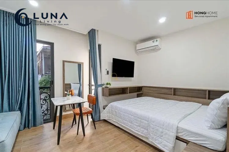CĂN HỘ DỊCH VỤ FULL NỘI THẤT CÓ BAN CÔNG