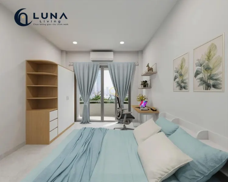 CĂN HỘ DỊCH VỤ FULL NỘI THẤT MÁY GIẶT RIÊNG CÓ BAN CÔNG