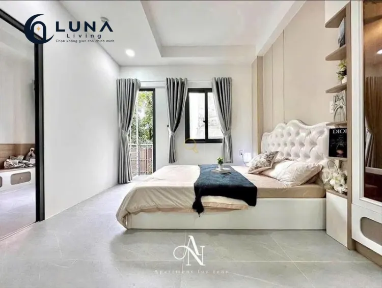 CĂN HỘ DỊCH VỤ FULL NỘI THẤT MÁY GIẶT RIÊNG CÓ BAN CÔNG