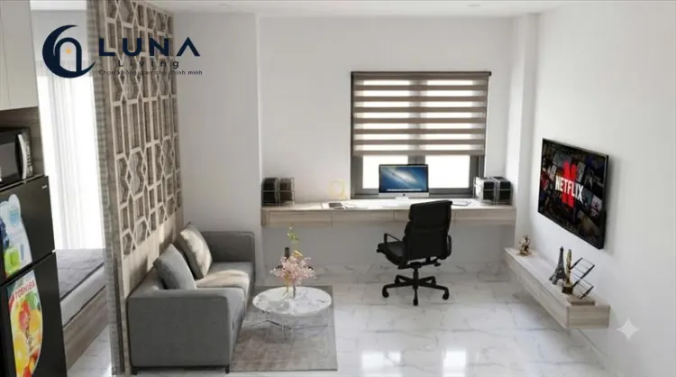 CĂN HỘ DỊCH VỤ FULL NỘI THẤT CÓ BAN CÔNG
