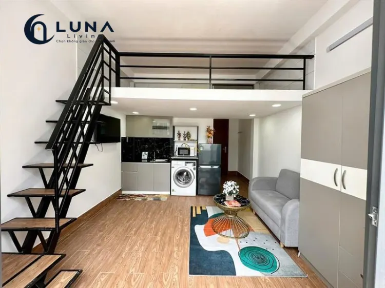 CĂN HỘ DỊCH VỤ FULL NỘI THẤT MÁY GIẶT RIÊNG CÓ BAN CÔNG