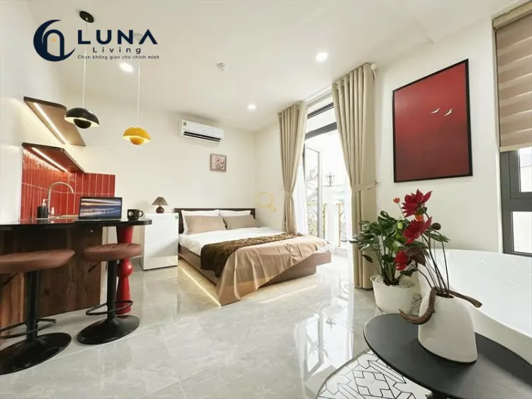 CĂN HỘ DỊCH VỤ FULL NỘI THẤT CÓ BAN CÔNG