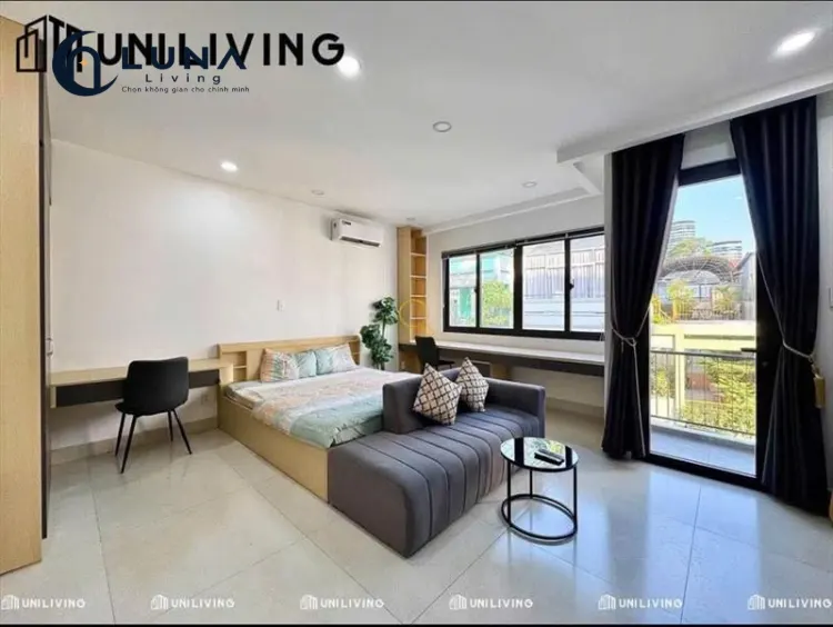 CĂN HỘ DỊCH VỤ FULL NỘI THẤT MÁY GIẶT RIÊNG CÓ BAN CÔNG