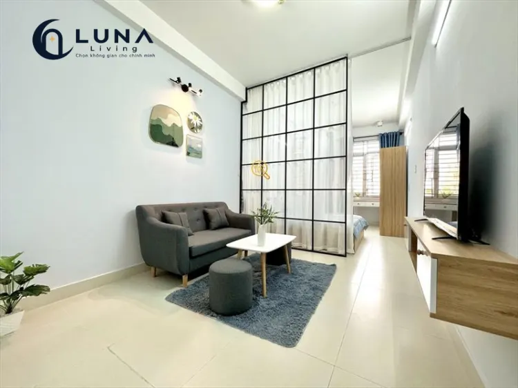 CĂN HỘ DỊCH VỤ FULL NỘI THẤT MÁY GIẶT RIÊNG CÓ CỬA SỔ