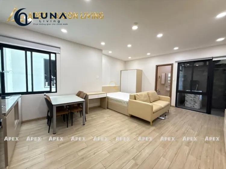 CĂN HỘ DỊCH VỤ FULL NỘI THẤT MÁY GIẶT RIÊNG CÓ BAN CÔNG