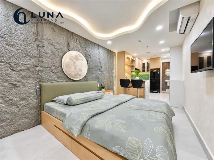 CĂN HỘ DỊCH VỤ FULL NỘI THẤT MÁY GIẶT RIÊNG CÓ CỬA SỔ