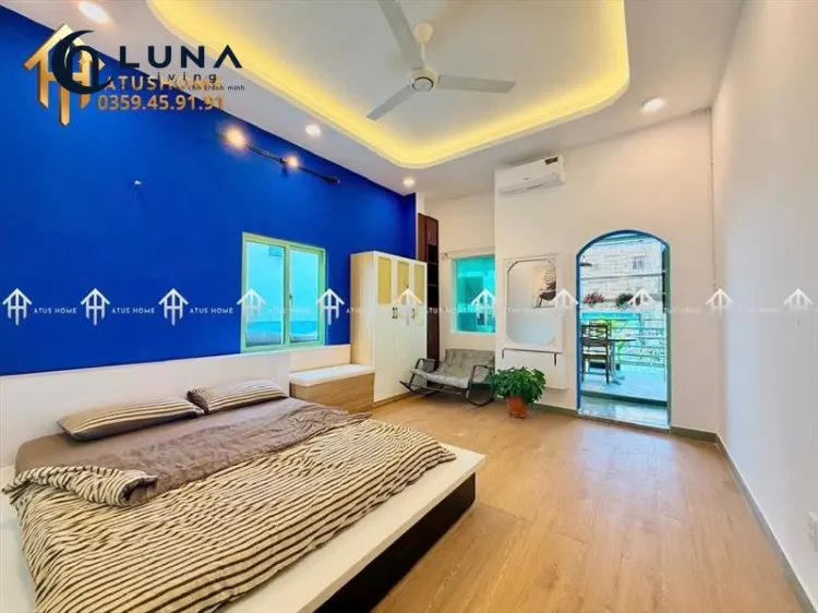 CĂN HỘ DỊCH VỤ FULL NỘI THẤT MÁY GIẶT RIÊNG CÓ BAN CÔNG