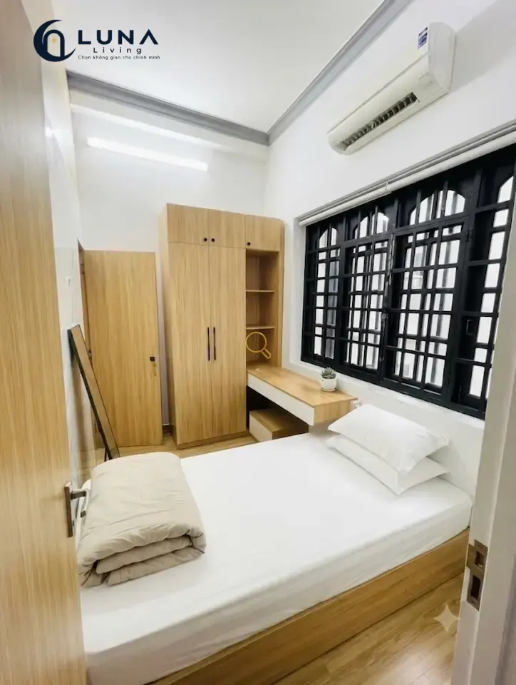 CĂN HỘ DỊCH VỤ FULL NỘI THẤT MÁY GIẶT RIÊNG CÓ CỬA SỔ
