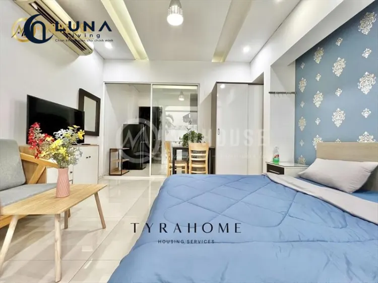 CĂN HỘ DỊCH VỤ FULL NỘI THẤT MÁY GIẶT RIÊNG CÓ BAN CÔNG