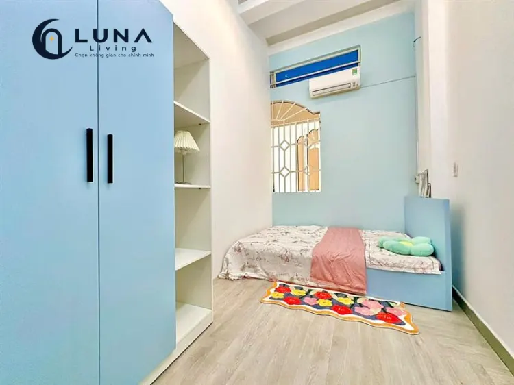 CĂN HỘ DỊCH VỤ FULL NỘI THẤT MÁY GIẶT RIÊNG CÓ CỬA SỔ