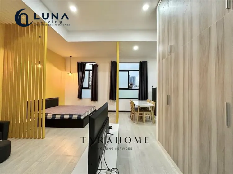 CĂN HỘ DỊCH VỤ FULL NỘI THẤT MÁY GIẶT RIÊNG CÓ CỬA SỔ