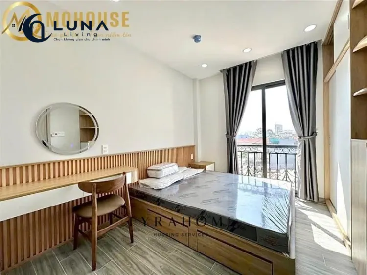 CĂN HỘ DỊCH VỤ FULL NỘI THẤT MÁY GIẶT RIÊNG CÓ CỬA SỔ