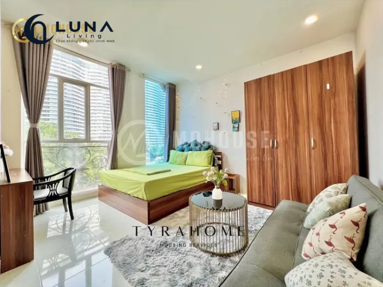 CĂN HỘ DỊCH VỤ FULL NỘI THẤT MÁY GIẶT RIÊNG CÓ CỬA SỔ