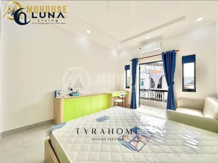 CĂN HỘ DỊCH VỤ FULL NỘI THẤT MÁY GIẶT RIÊNG CÓ BAN CÔNG