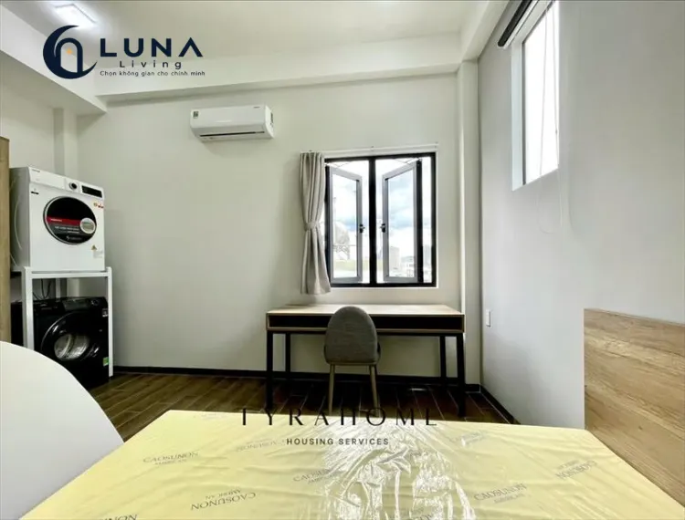 CĂN HỘ DỊCH VỤ FULL NỘI THẤT MÁY GIẶT RIÊNG CÓ CỬA SỔ
