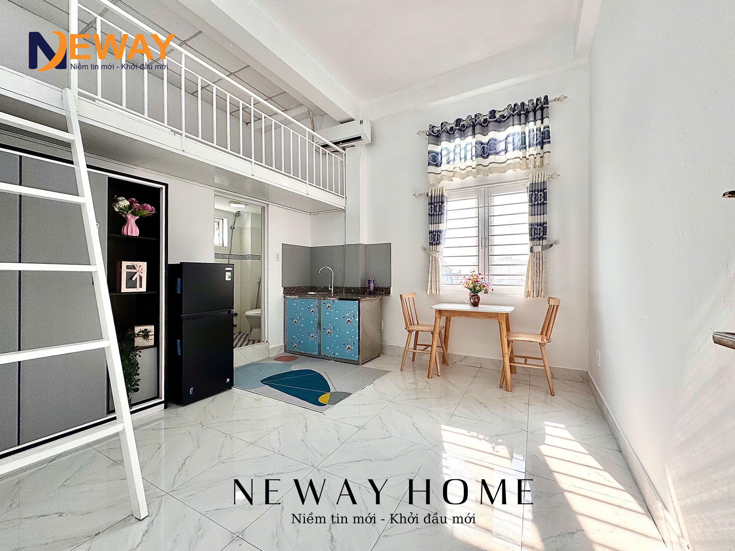 DUPLEX CỬA SỔ TRỜI SIÊU XINH KẾ HUIT