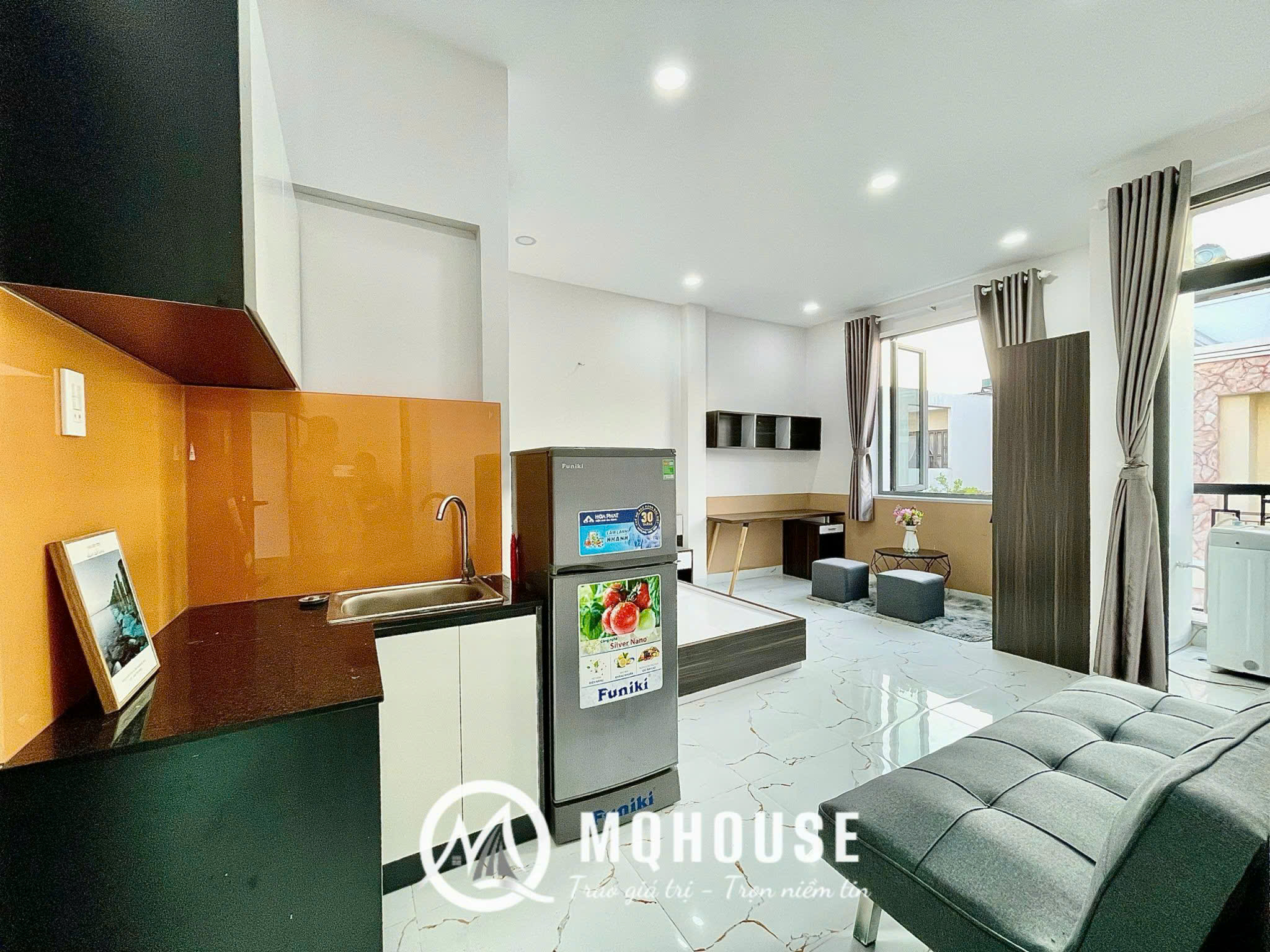 STUDIO FULL NỘI THẤT BANCOL NGAY VƯỜN LÀI