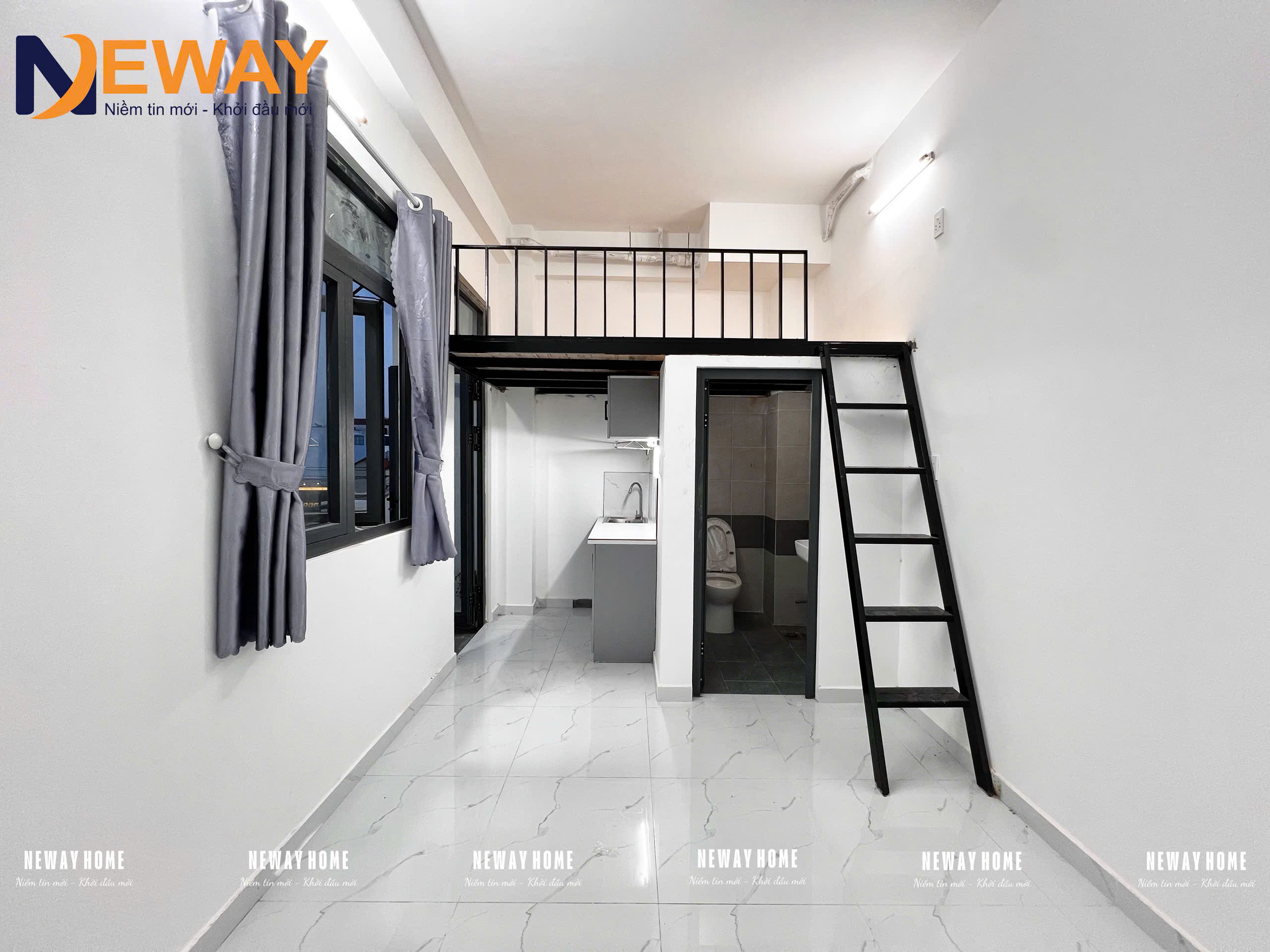 DUPLEX CỬA SỔ TRỜI MỚI XÂY NGAY VHU